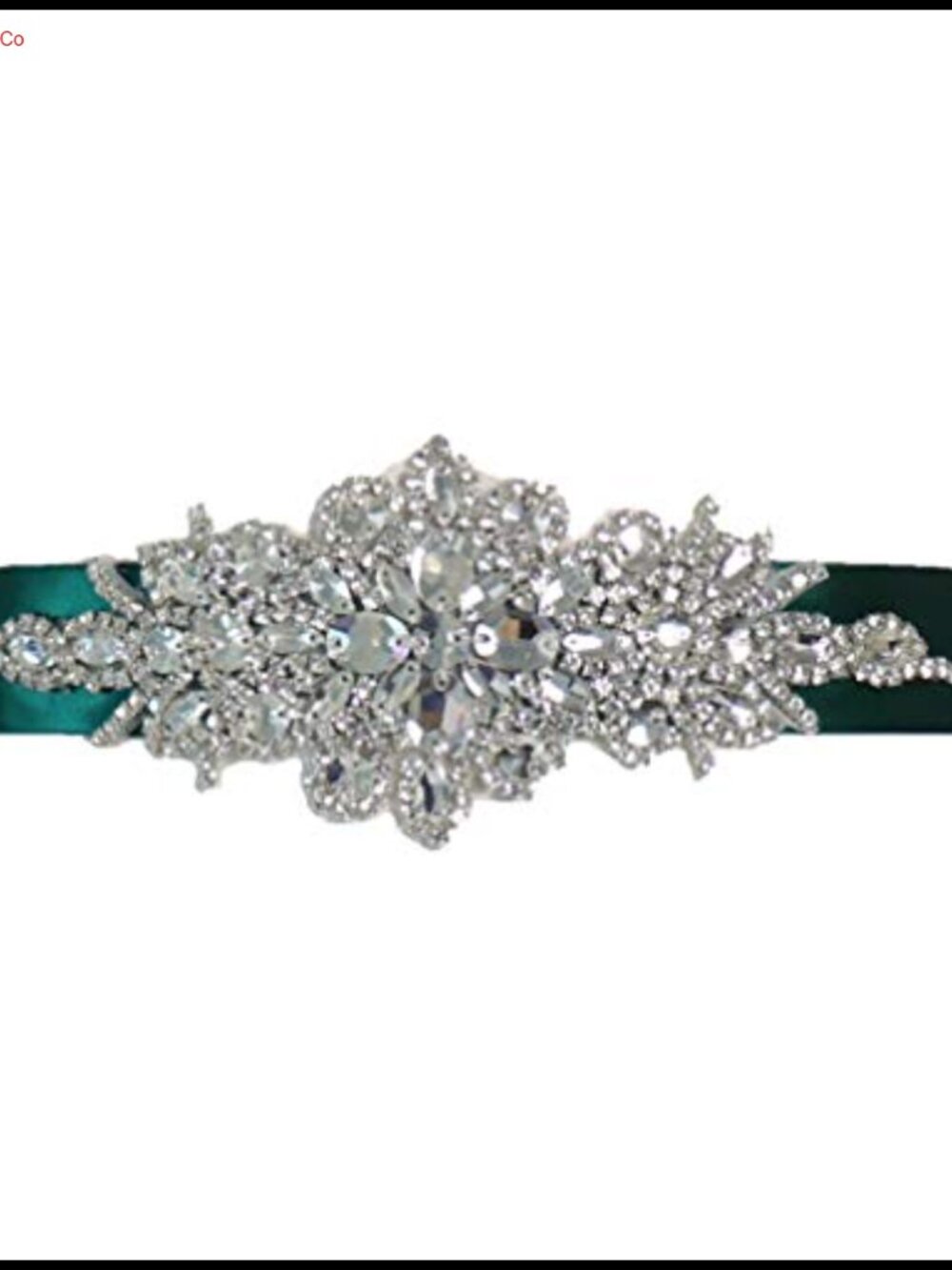 Silk Rhinestone Wedding Belt Sash Bridal Crystal Prom Evening Dress Accessory